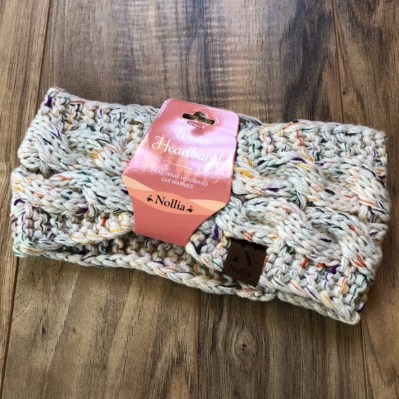 NWT - Knit Winter Ear Warmer Headband - Picture 2 of 6